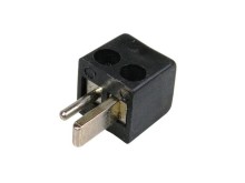 Úhlový černý DIN konektor pro reproduktory