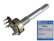 Potenciometr mono otočný 100kΩ A č.63 logaritmický 6x40mm