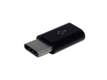 Redukce micro USB na USB-C černá