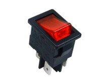 Kolébkový vypínač ARCOLECTRIC H8553VBNAF černý ON-OFF