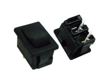 Kolébkový vypínač ARCOLECTRIC H8601VBAAA černý OFF-(ON)