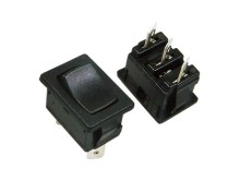 Kolébkový vypínač ARCOLECTRIC H8610VBAAA černý ON-ON