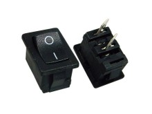 Kolébkový vypínač ARCOLECTRIC H8600VBACN černý ON-OFF