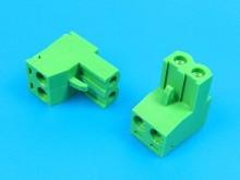 Svorkovnice rozpojovací Female 2 póly zelená TBW-5-2P/GN