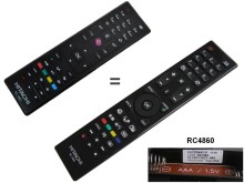 RC4860 Dálkový ovladač pro Telefunken LCD TV - Vestel