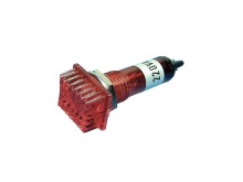 Červená kontrolka s doutnavkou 230V