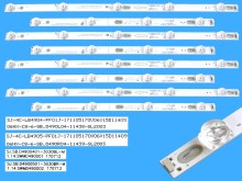 LED podsvit sada Thomson TOT-49D2900 - 8 pásků DLED TOTAL ARRAY SJ-4C-LB4904-PF01J + SJ-4C-LB4905-PF01J