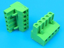 Svorkovnice rozpojovací na kabel Female 5 pólů zelená TBW-5-5P/GN