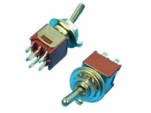 Páčkový přepínač 3 polohy ON-OFF-ON TSSM2032A1