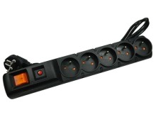 Přepěťová ochrana 5 zásuvek s kabelem 1,5 m