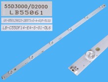 LED podsvícení 597mm, 6 LED - UX850129823-2B573, LB55061