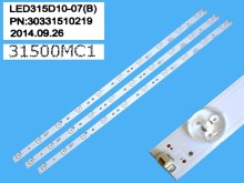 LED podsvit 636mm sada ChangHong - 3 kusy pro LCD TV 32"