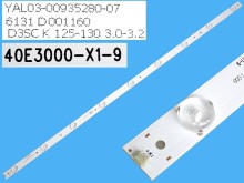 LED podsvícení 798mm, 9LED - 40E3000-X1-9, typ A
