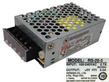 Spínaný napájecí zdroj 5V / 5A RS-25-5 MEAN WELL 25W