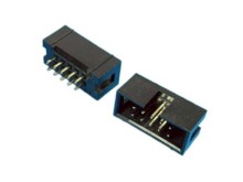 Konektor IDC 10 pinů (2x5) RM2.54mm do DPS přímý