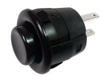 Kulaté tlačítko spínač MIYAMA DS412B černé