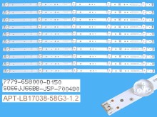 LED podsvit sada Metz APT-LB17038-58G3-1.2 pro 58" LCD TV