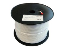 Koaxiální kabel Zircon CU 121 AL 150m 75 Ohm bílý