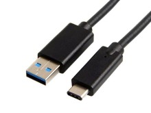 USB C 3.1 na USB A 3.0 Kabel 0,5 m - Černý