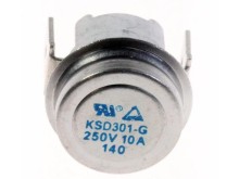 Tepelná pojistka KSD301G 140°C 10A 250V