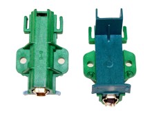 Uhlíkové kartáče do motoru 4,95 x 12,35 x 33 mm s držákem - pár