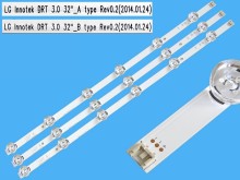 LED podsvícení sada LG AGF79043701AL - 3 pásky 590mm