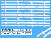 Sada LED podsvícení pro Panasonic 42" - 10 pásků SV0420A88