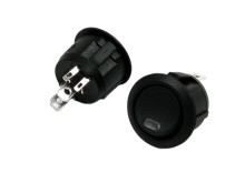 Kulatý kolébkový vypínač s LED kontrolkou SCI R13112L02BBCRL1