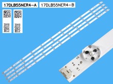 LED podsvit 1050mm sada Vestel 23683797 - 4 pásky (17DLB55NER4-A, 17DLB55NER4-B)