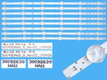 Sada LED podsvícení Vestel 49" pro LCD panely - 8 pásků 520mm