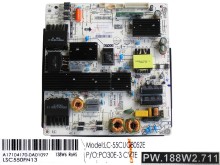 LCD Power Supply Module PW.188W2.711 / SMPS Board A17104170-0A01097 / LSC550FN13