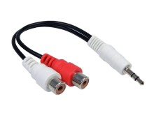 Kabel redukce 3.5mm jack na 2xCINCH L+R 0.1m Philips