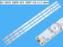 LED podsvit sada Philips GJ-2K15-D2P5-315-D307-V3 - 3 pásky 615mm