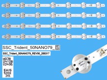 LED podsvit 520mm pro LG 50NANO79 - 4 kusy