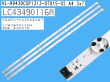 LED podsvit sada LG 43CSP-UHD 828mm - DLED TOTAL ARRAY LC43490116A