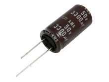 Nippon KMG elektrolytický kondenzátor 3300uF/50V - 105°C