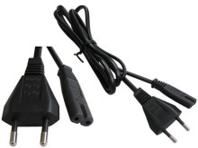 Síťový kabel 40 cm pro radiomagnetofony a malé přístroje 230V