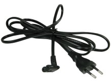 Síťový napájecí kabel 1,5 m pro TV 230V černý