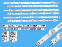 Sada LED podsvícení Samsung V07T-430SM pro LCD panely 43"