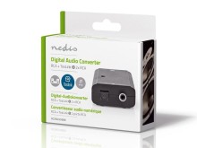 Digitální audio převodník Toslink / SPDIF na 2x RCA ACON2509BK