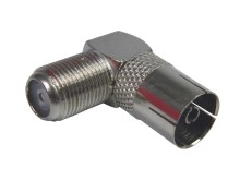 Anténní redukce F / IEC samice úhlová 90°