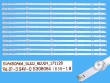 LED podsvícení 655mm sada pro LG SVA650A66 - 12 pásků