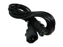 Napájecí prodlužovací kabel 2m IEC C13/C14