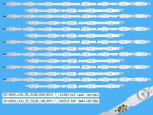 LED podsvit pro Samsung 55HU69 - sada 14 pásků BN96-32182A, BN96-32183A, LM41-00106G, LM41-00106H