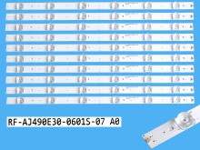 Sada LED podsvícení 493mm pro televizory Sharp - 10 pásků RF-AJ490E30-0601S-07 A0