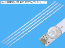 Sada LED podsvícení 940mm pro TV Hisense HD490DU-E31 - 4 kusy