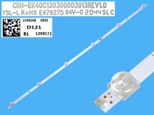 LED podsvit 720mm - 6LED pro LCD TV Hisense