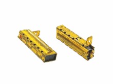 Uhlíky do elektromotoru vysavače Eta 1404, 2ks, 6.2 x 11.2 x 28 mm