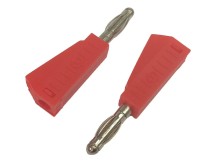 Banánek letovací se zdířkou 2ks červený