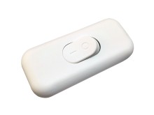 Kolébkový dvoupólový vypínač DS-5, 250V/2,5A - bílý